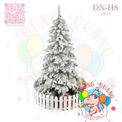 Cây thông DN phủ tuyết (cành tự động xoè)