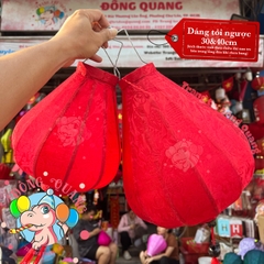 Lồng đèn Hội An vải gấm - dáng tỏi ngược