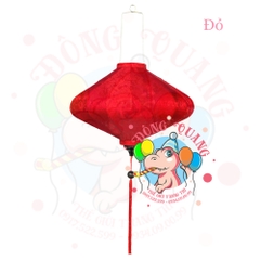 Lồng đèn Hội An vải gấm - dáng đĩa bay