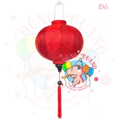 Lồng đèn Hội An vải gấm - dáng tròn