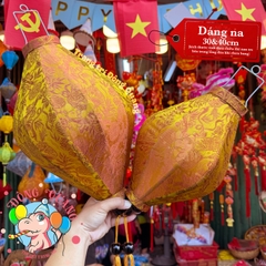 Lồng đèn Hội An vải gấm - dáng na