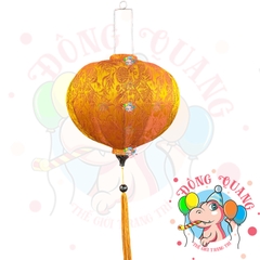 Lồng Đèn Hội An Vải Lụa Gấm - Dáng Tròn