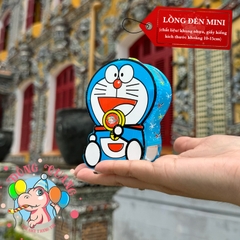 Đèn giấy kiếng khung nhựa mini loại 1