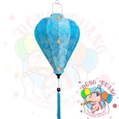 Lồng đèn Hội An vải gấm - dáng tỏi