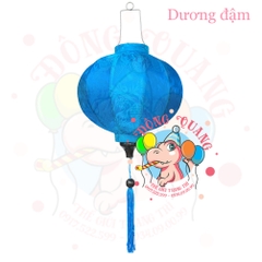 Lồng đèn Hội An vải gấm - dáng tròn