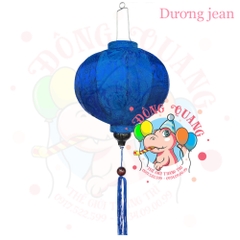 Lồng đèn Hội An vải gấm - dáng tròn