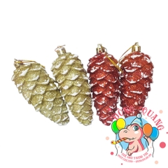 Trái thông kim tuyến dài (set 3/4)