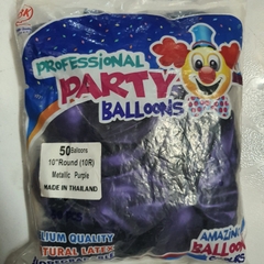 Bong bóng nhũ tròn - 25cm - set 50