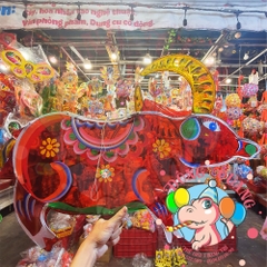 Đèn Trung thu Trâu giấy kiếng (cỡ lớn)