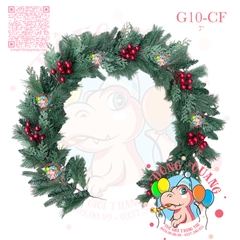 Dây trang trí 4 loại lá gắn cherry
