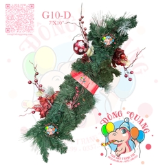 Dây trang trí 4 loại lá phun sơn