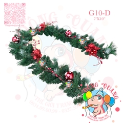 Dây trang trí 4 loại lá phun sơn