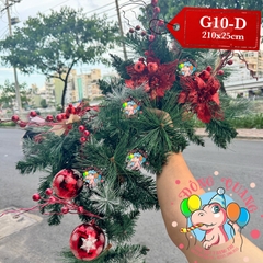 Dây trang trí 4 loại lá phun sơn