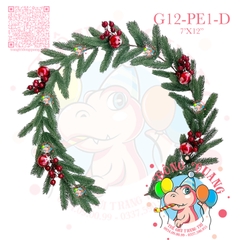 Dây trang trí nhánh thông PE lá đơn