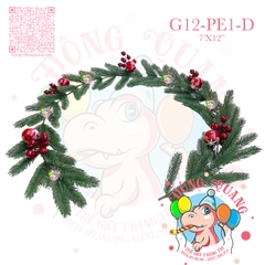 Dây trang trí nhánh thông PE lá đơn