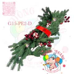 Dây trang trí nhánh thông PE 5 lá