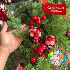 Dây trang trí nhánh thông PE 5 lá