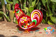 Bộ kit làm lồng đèn Trung thu khung tre giấy kiếng