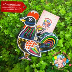 Đèn giấy kiếng khung nhựa mini loại 3