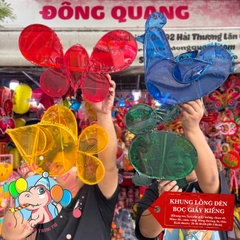 Lồng đèn Trung thu giấy kiếng chưa trang trí