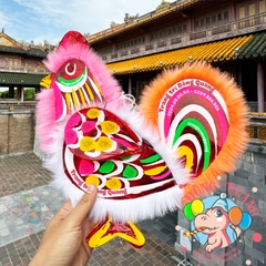 Vải lông thú dán lồng đèn Trung thu