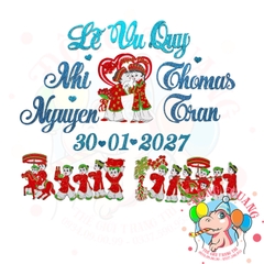 Chữ cưới xốp (mẫu 26)