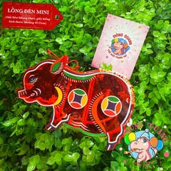 Đèn giấy kiếng khung nhựa mini loại 3