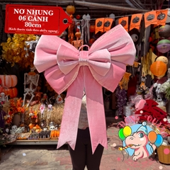 Nơ Vải Nhung Hồng (30-80cm)