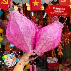 Lồng đèn Hội An vải gấm - dáng na