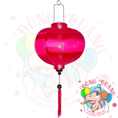 Lồng đèn Hội An vải phi bóng - dáng tròn (treo ngoài trời)