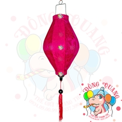 Lồng đèn Hội An vải gấm - dáng na