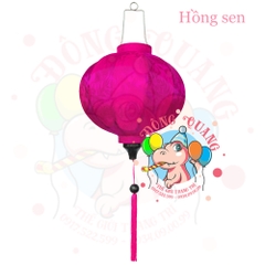 Lồng đèn Hội An vải gấm - dáng tròn