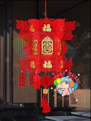 Lồng đèn nỉ Tết (21 mẫu)