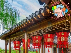 Lồng đèn nỉ Tết (21 mẫu)