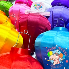 Combo 10 lồng đèn Hội An vải phi bóng