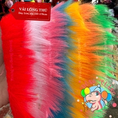 Vải lông thú dán lồng đèn Trung thu