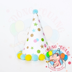 Nón sinh nhật viền bi 1