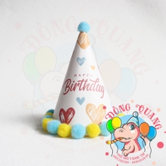 Nón sinh nhật viền bi 1