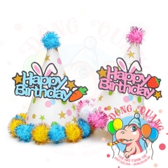 Nón sinh nhật viền bi 3