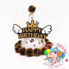 Nón sinh nhật viền bi 3