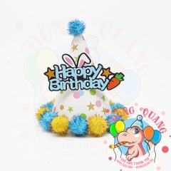 Nón sinh nhật viền bi 3