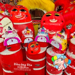 Đầu ông Địa múa Lân