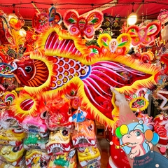 Đèn Trung thu Cá vàng giấy kiếng (cỡ lớn)