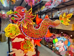 Đèn Trung thu Rồng giấy kiếng 1