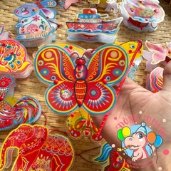 Combo lồng đèn mini nhựa 2 mảnh