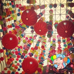 Lồng đèn vải tròn trơn