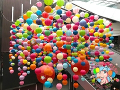 Lồng đèn vải tròn trơn