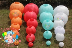 Lồng đèn vải tròn trơn