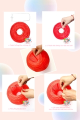 Lồng đèn vải tròn trơn