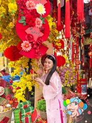 Tiểu cảnh trang trí Tết